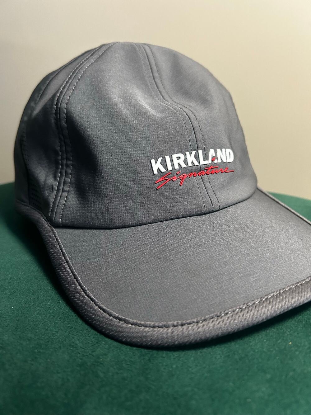 Kirkland Signature Costco Gray Performance Baseball Hat Unisex SP23